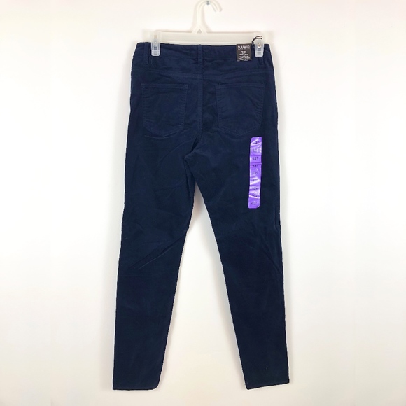 Worn once BUFFALO Stretch Velvet Navy Skinny Pants - Picture 3 of 6